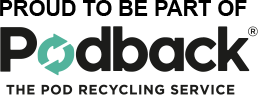 Proud to be part of Podback -  The pod recycling service
